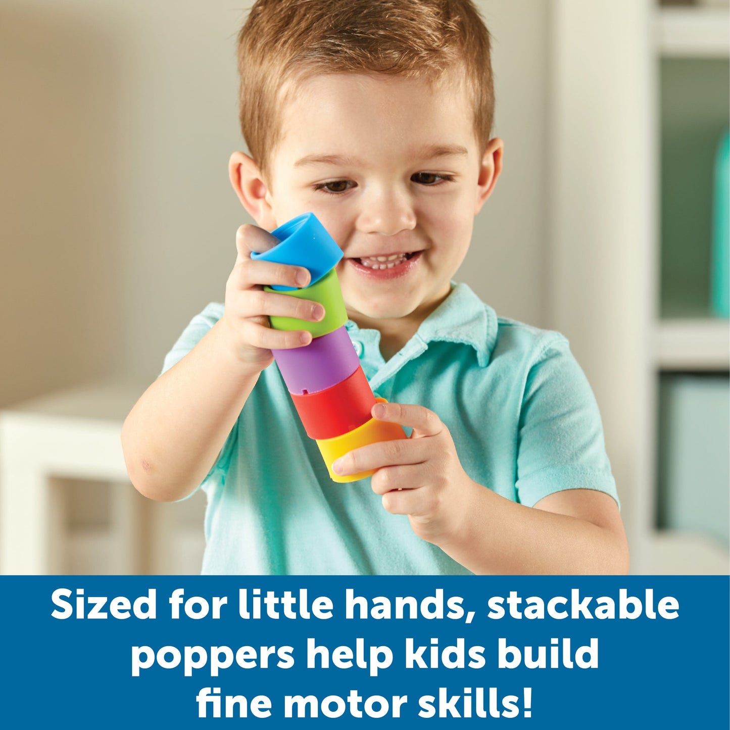 Rainbow emotions fidget poppers