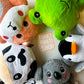 Giant Funky Plushies - Kenny, Sunny, Penny & Connie