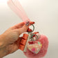 Fluffy Keyboard Fidget keychain Wristlet