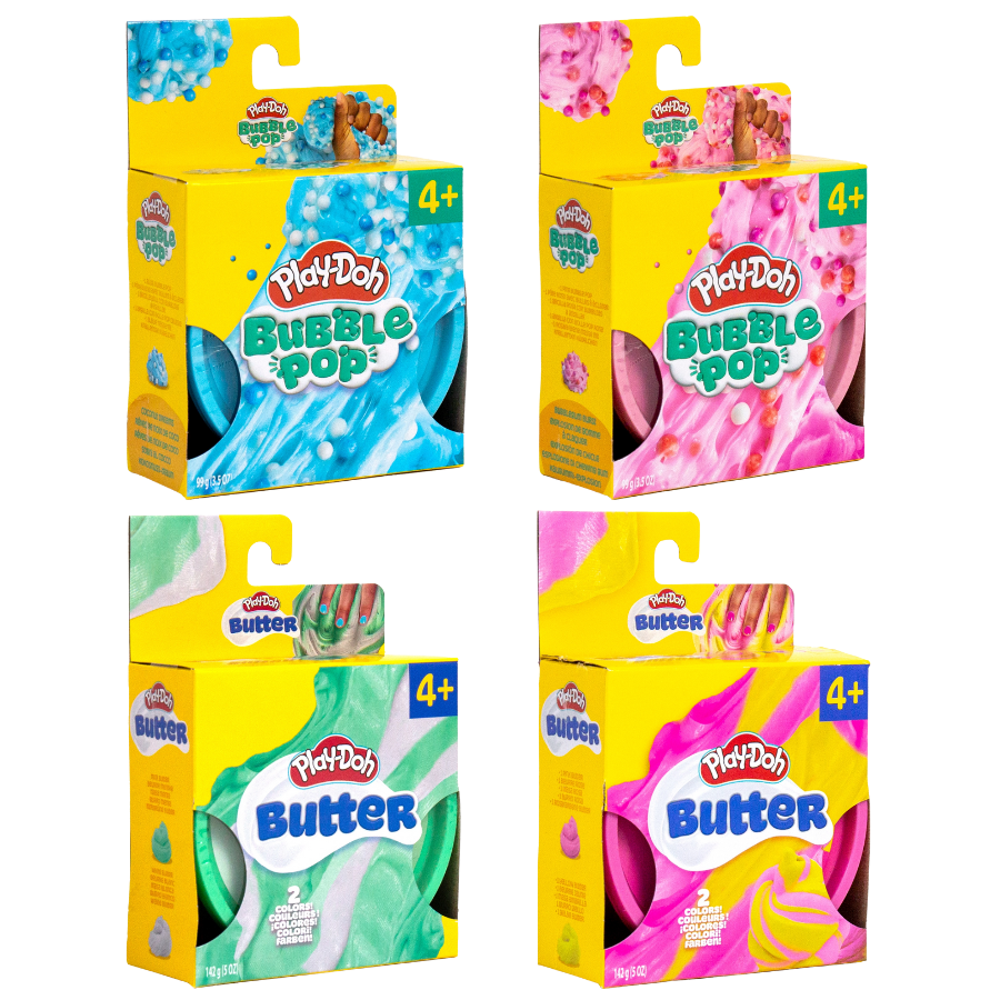 Play-Doh Slime individual pots of texture