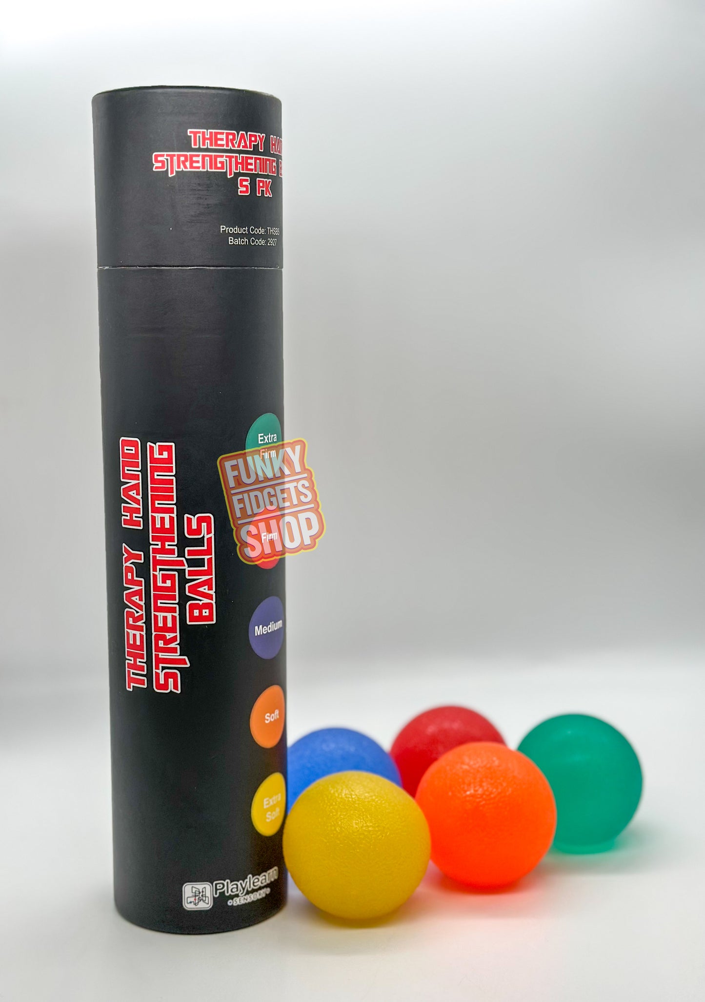Therapy hand strengthening balls - 5 pack