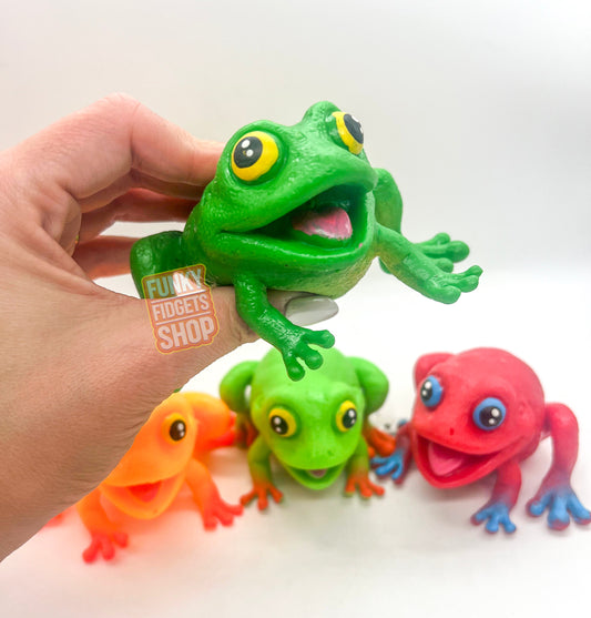 Squeezy frog with spawn