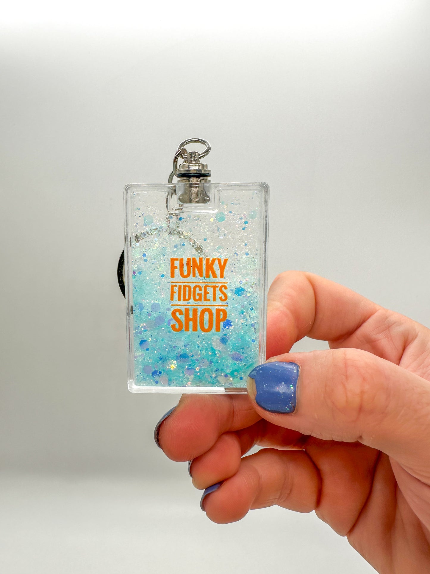 Funky Liquid Light up Keychain