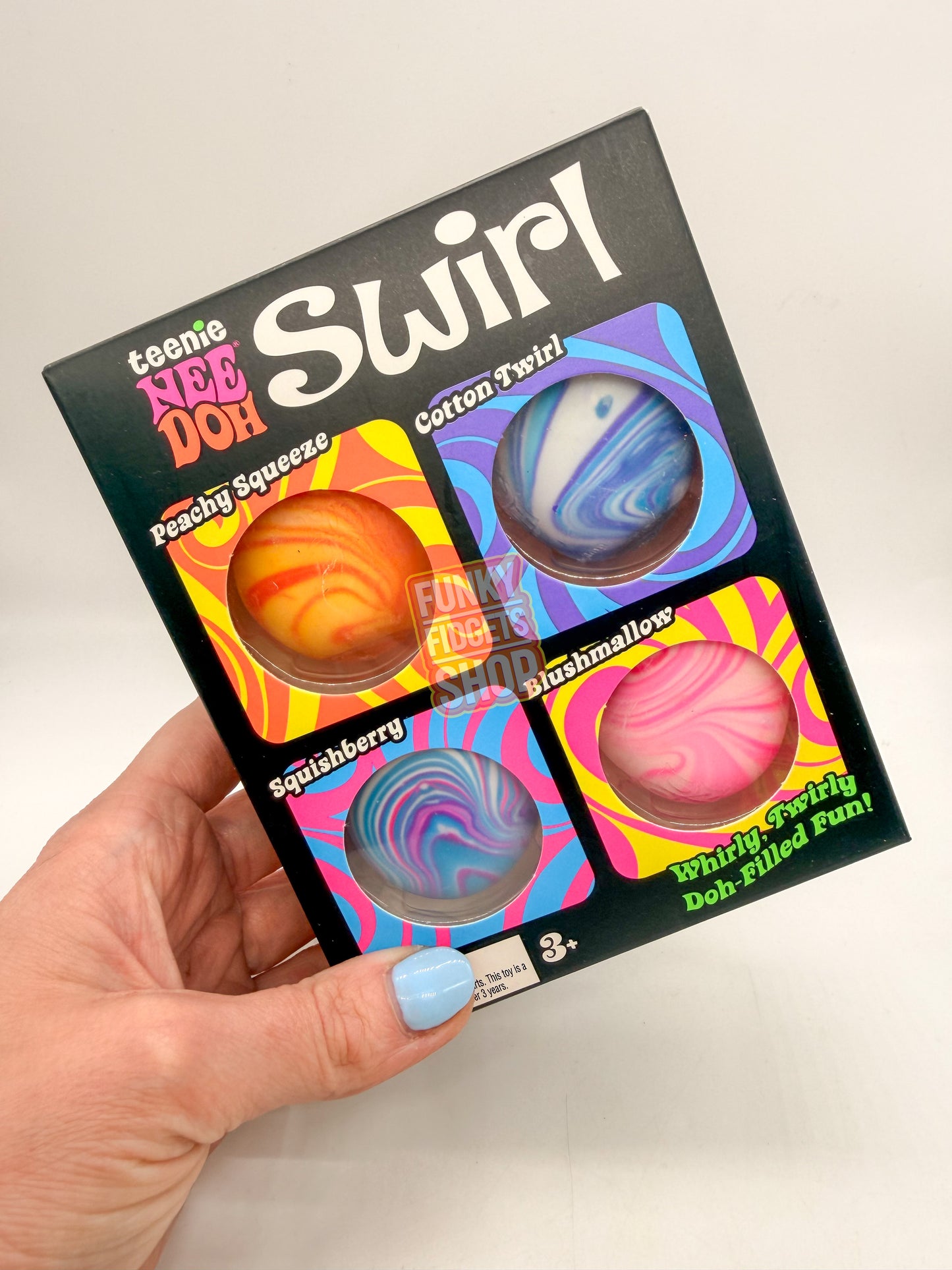 NeeDoh teenie swirls - 4 pack