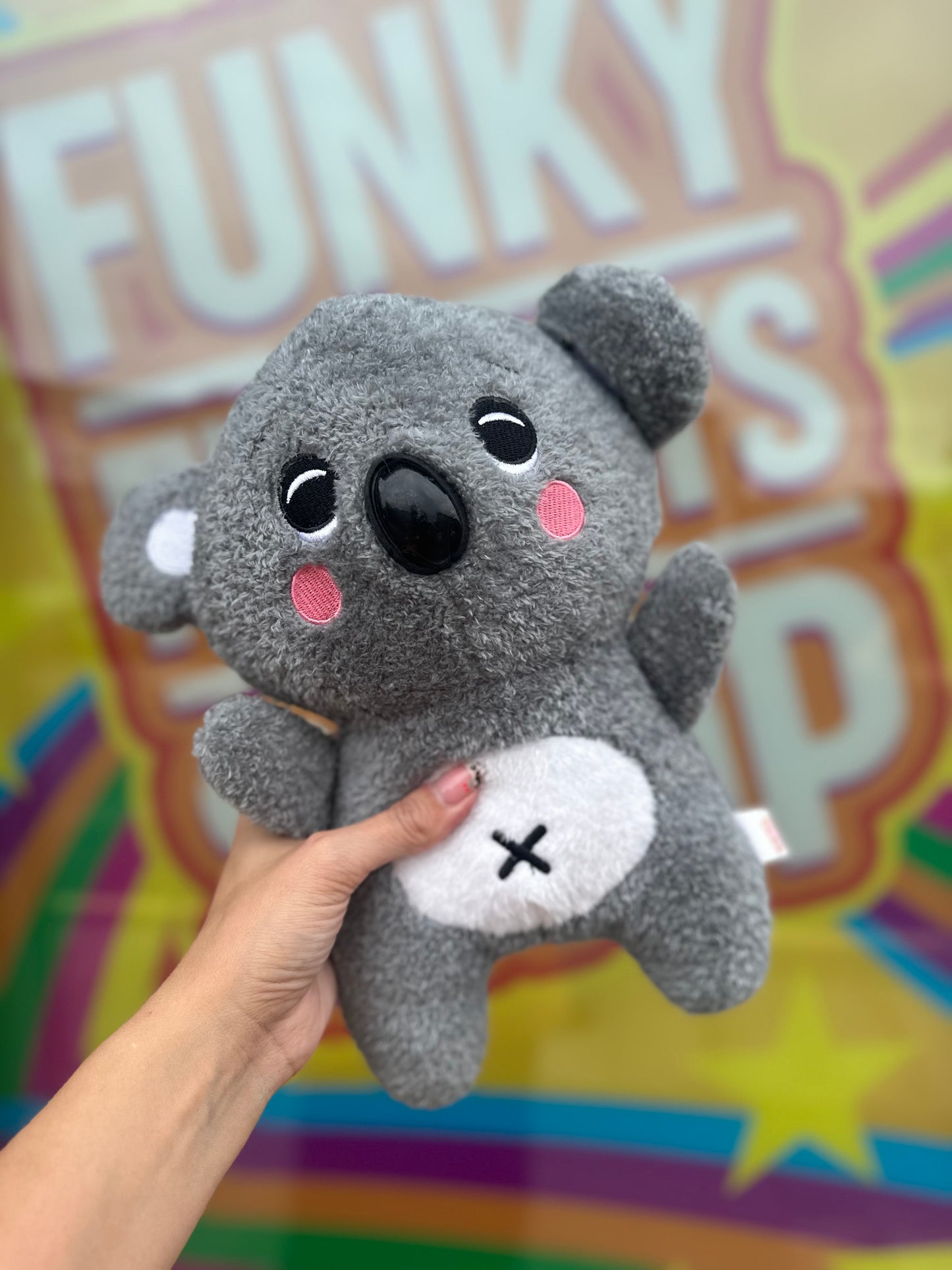 Giant Funky Plushies - Kenny, Sunny, Penny & Connie