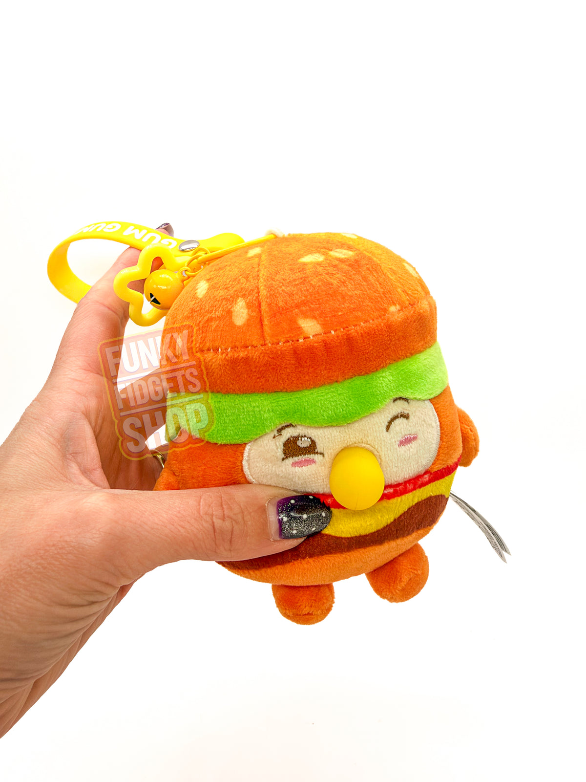 Gum Gum Bubble Blowing Plush Keychain