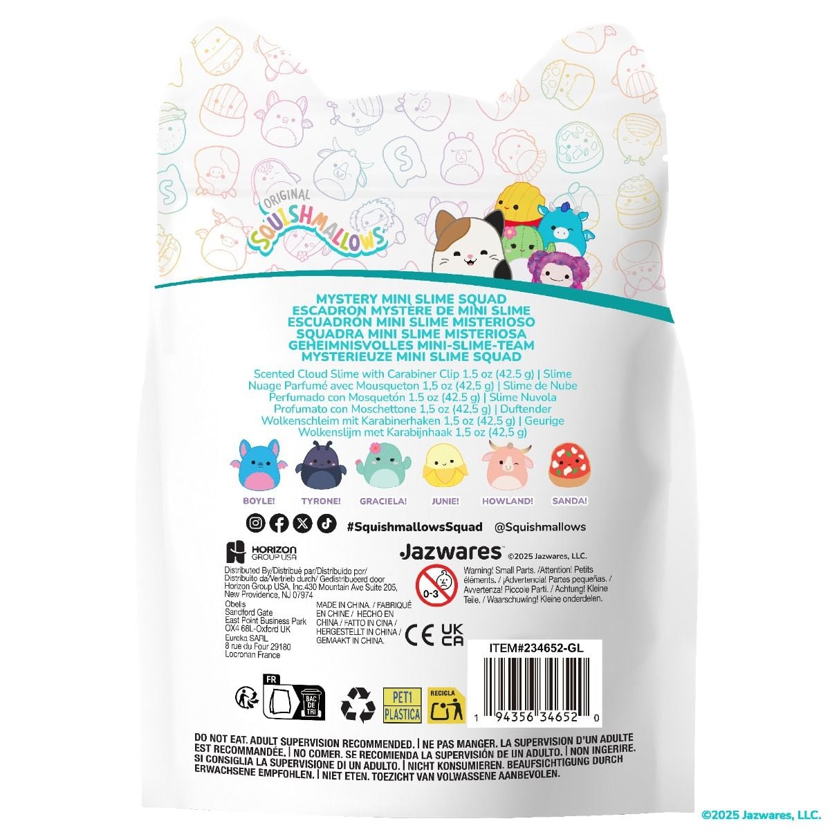 Squishmallows Mini Mystery Slime Blind Bag