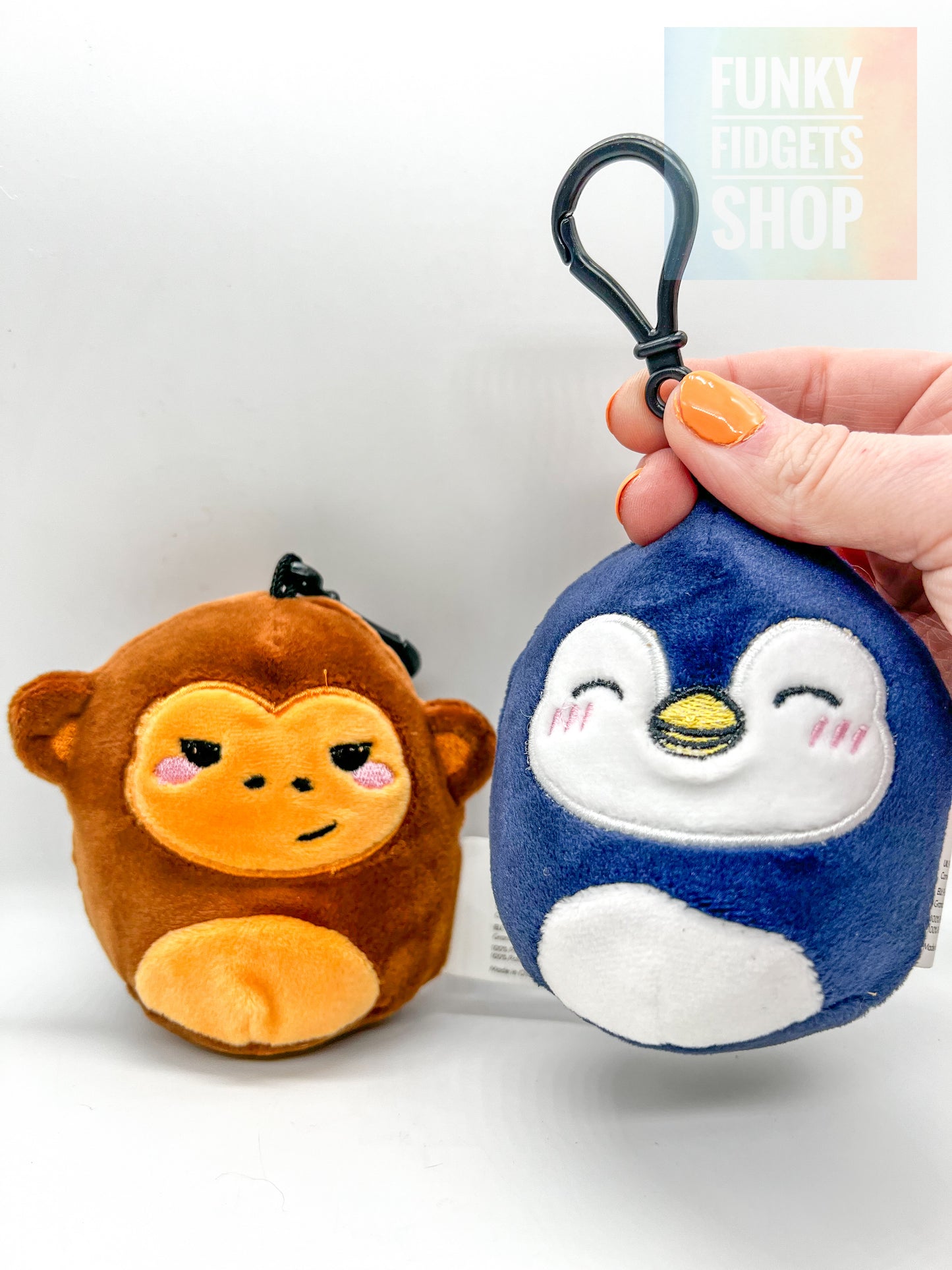 Mini squish plush keychain