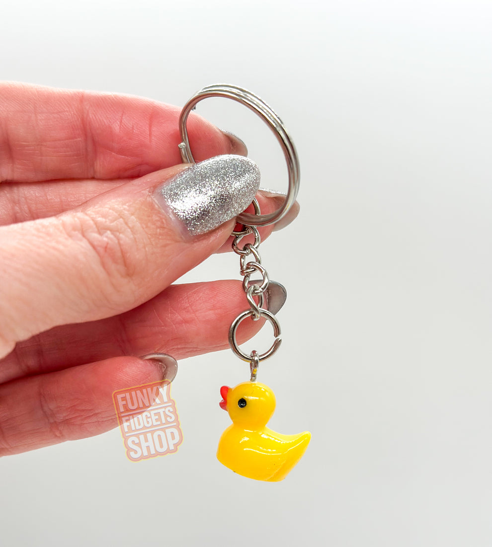 Prick & Pressure DUCK keyring – FunkyFidgetsShop