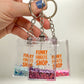 Funky Liquid Light up Keychain