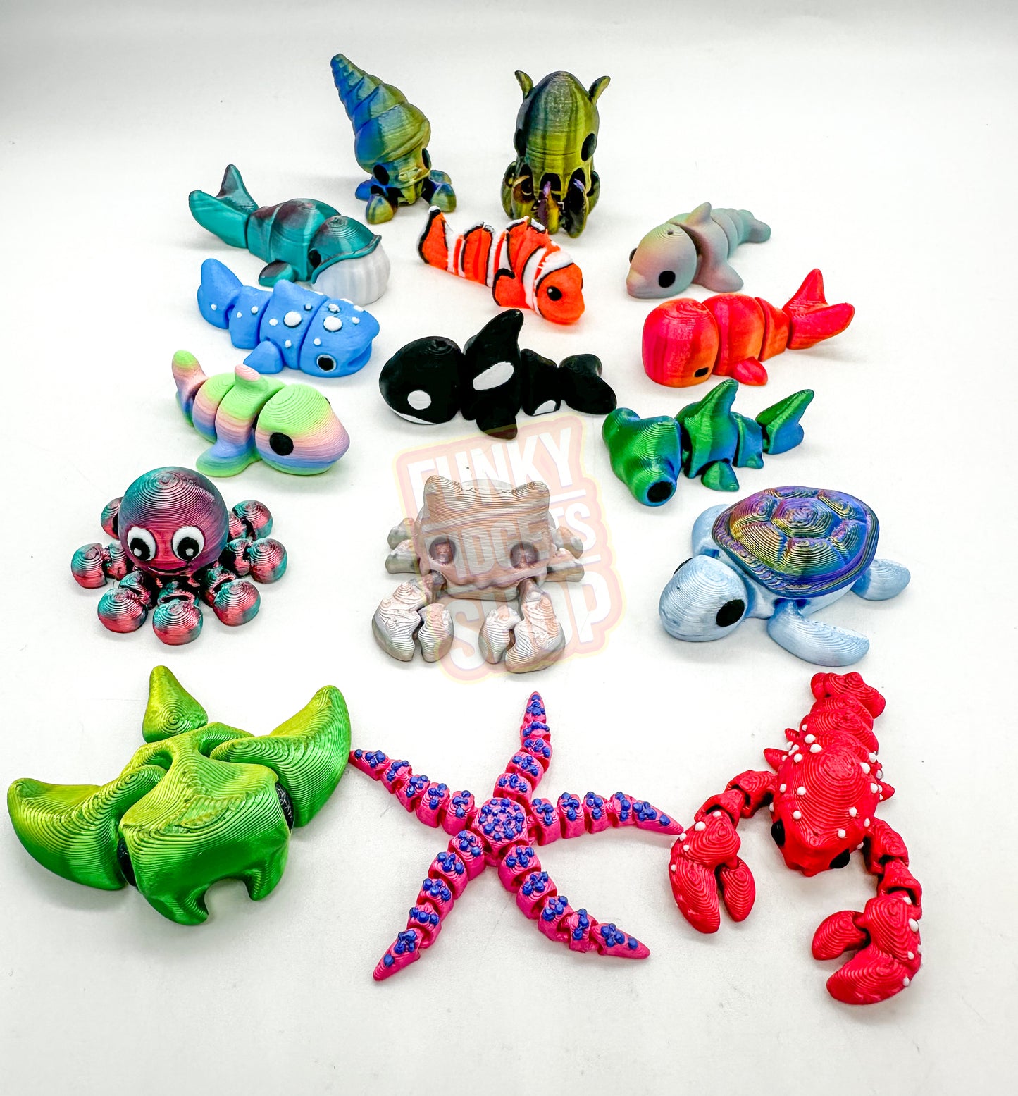 Jigglets - 3D printed wiggle collectibles