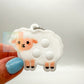 Animal Mini Pop It Keyring