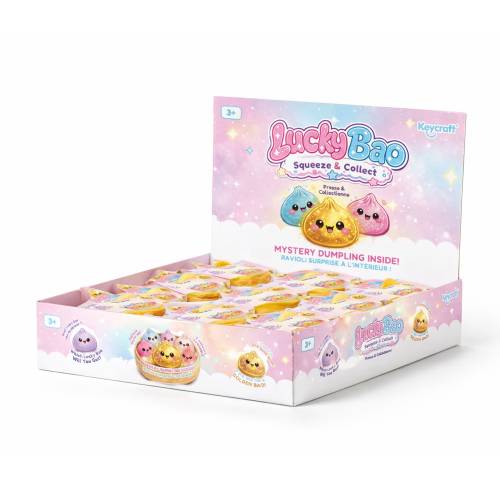 Lucky Bao Mystery Squishy Dumpling - mini & full size by Keycraft