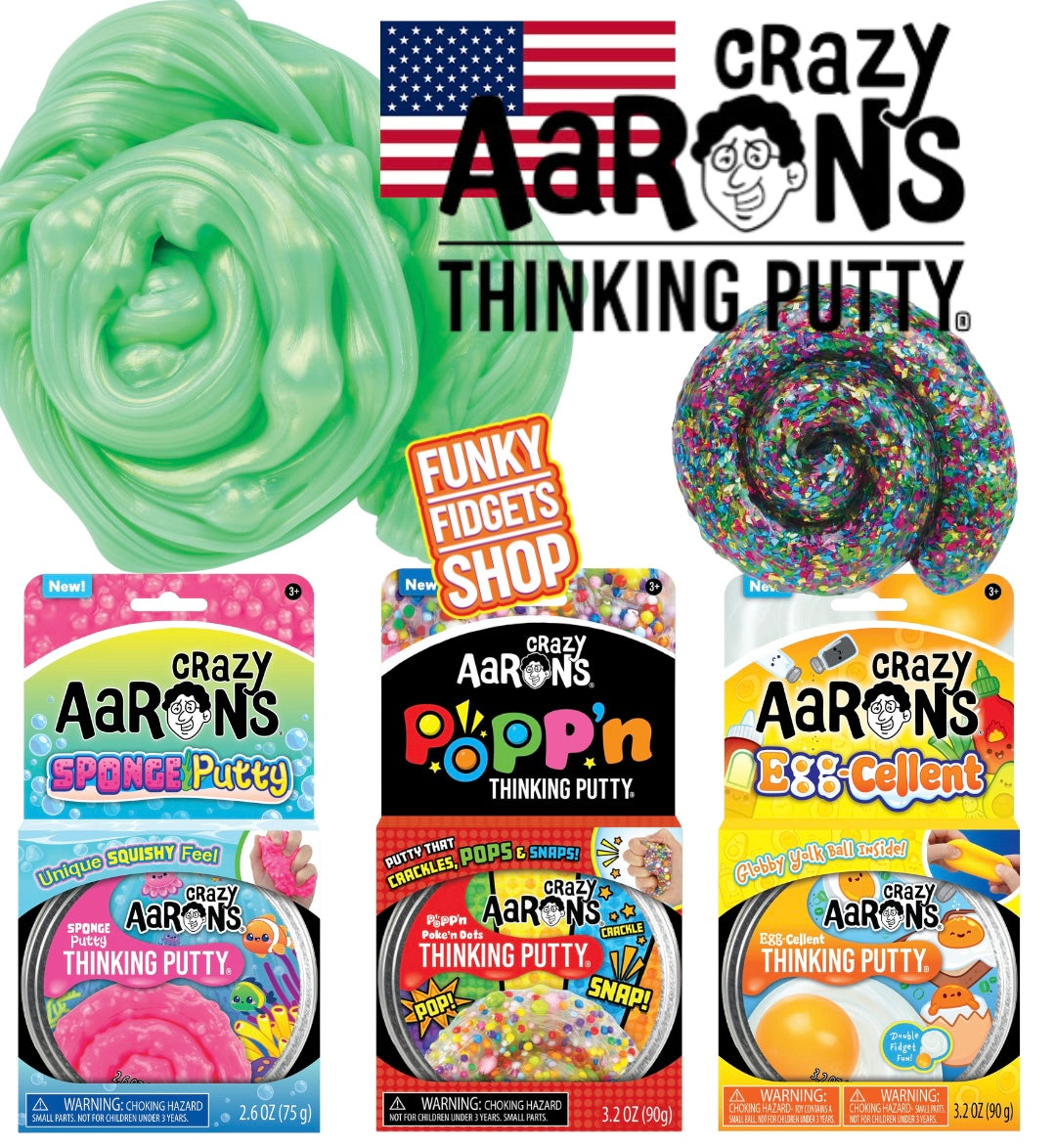 Crazy Aaron’s Putty (full size tins)