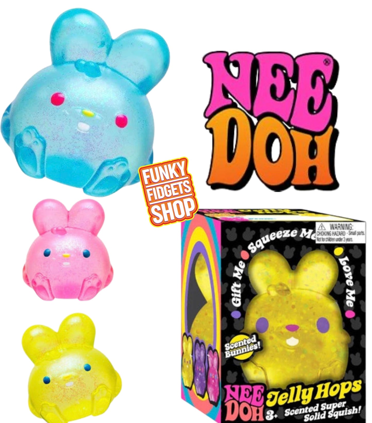 Needoh Jelly Hops - Bunny Rabbit