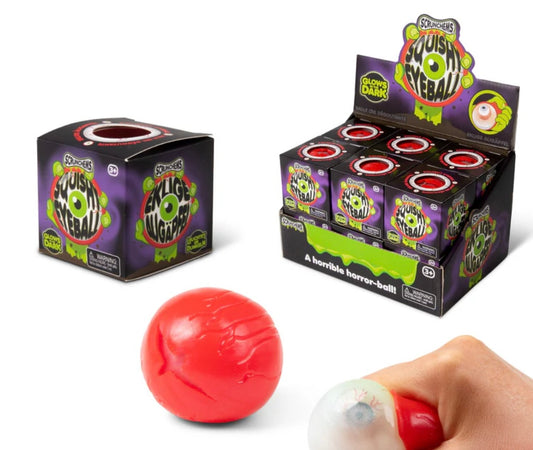 Scunchems squish eyeball - Glow in the dark