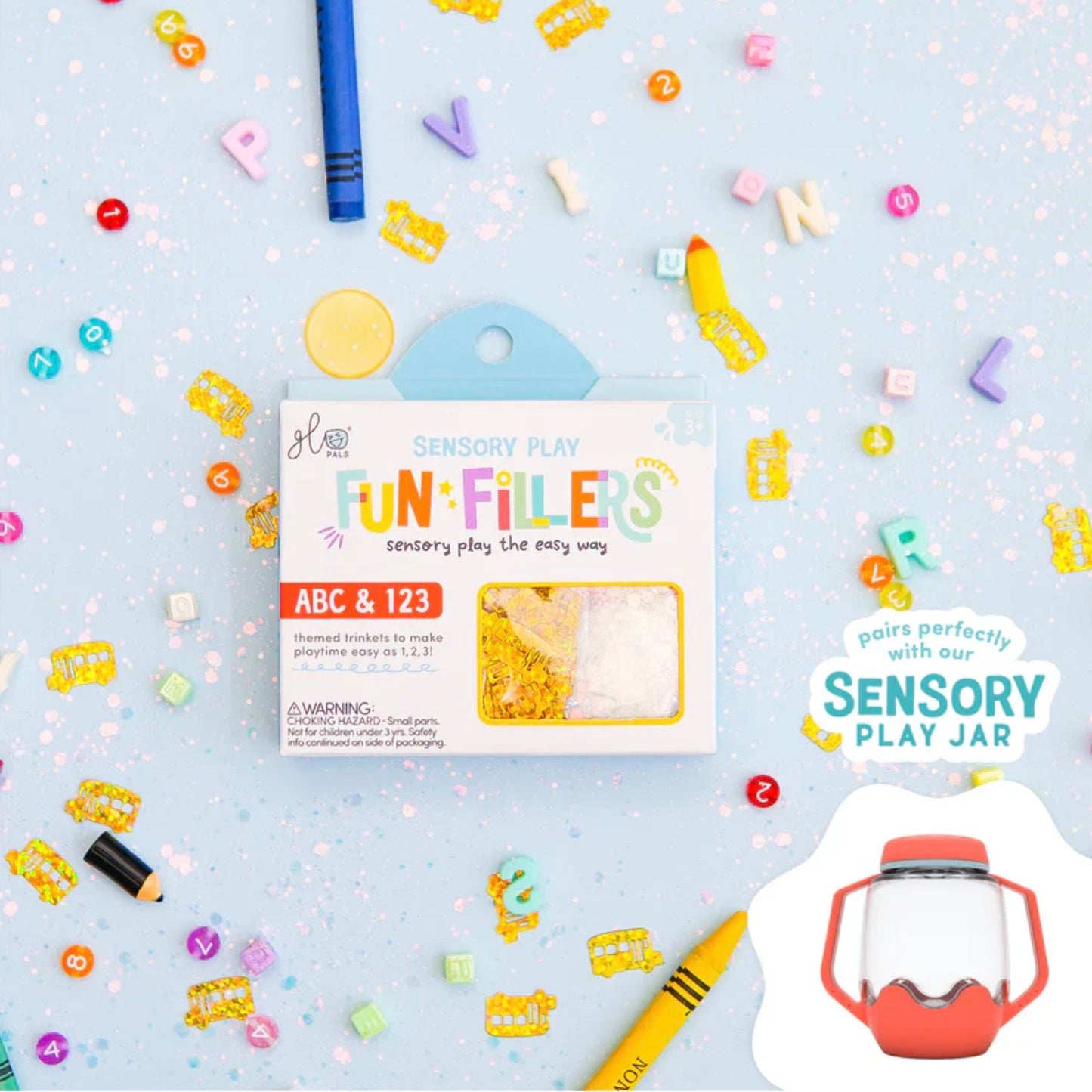 Glo Pals sensory play fun fillers