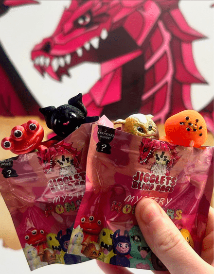Jigglets Blind Bag - 3D printed wiggle monsters
