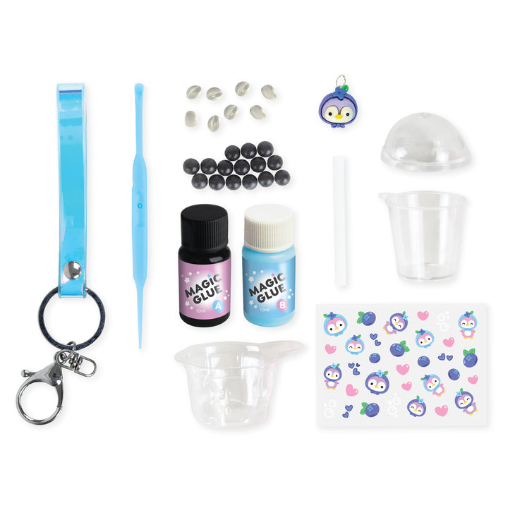 Bubble tea DIY bag charm kit