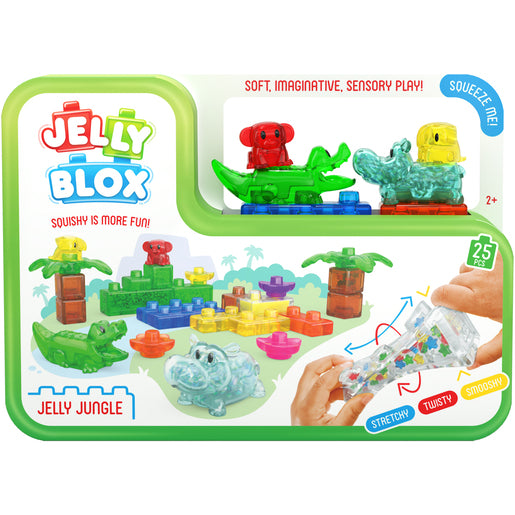 Jelly Blox Squishy Building Blocks Jungle Set