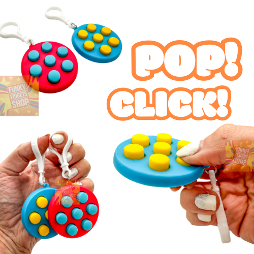 Fidget Clicker Keychain – FunkyFidgetsShop