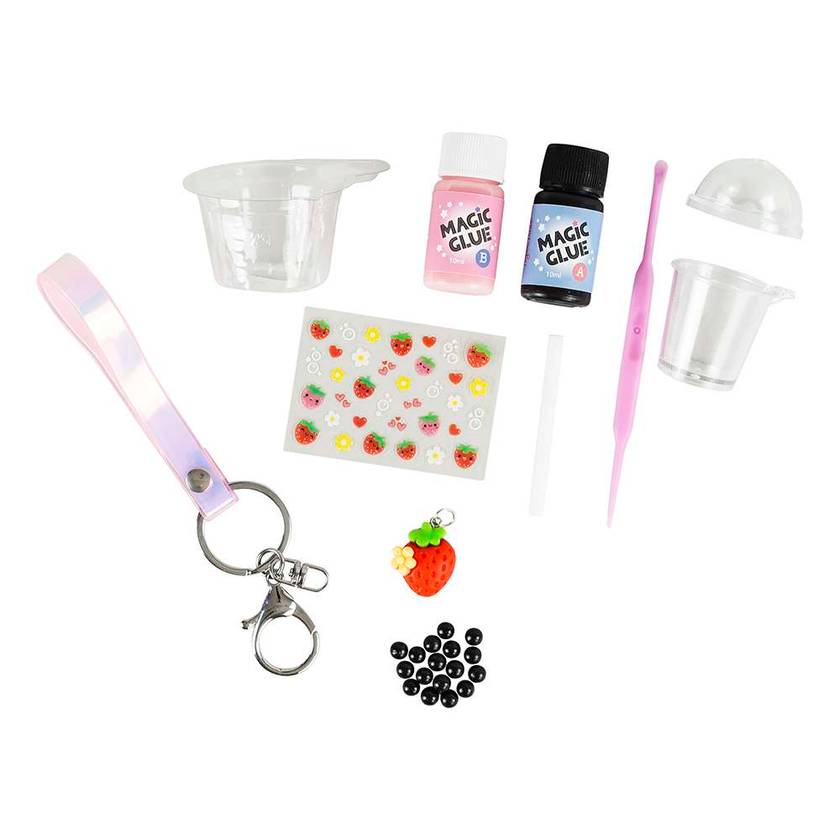 Bubble tea DIY bag charm kit