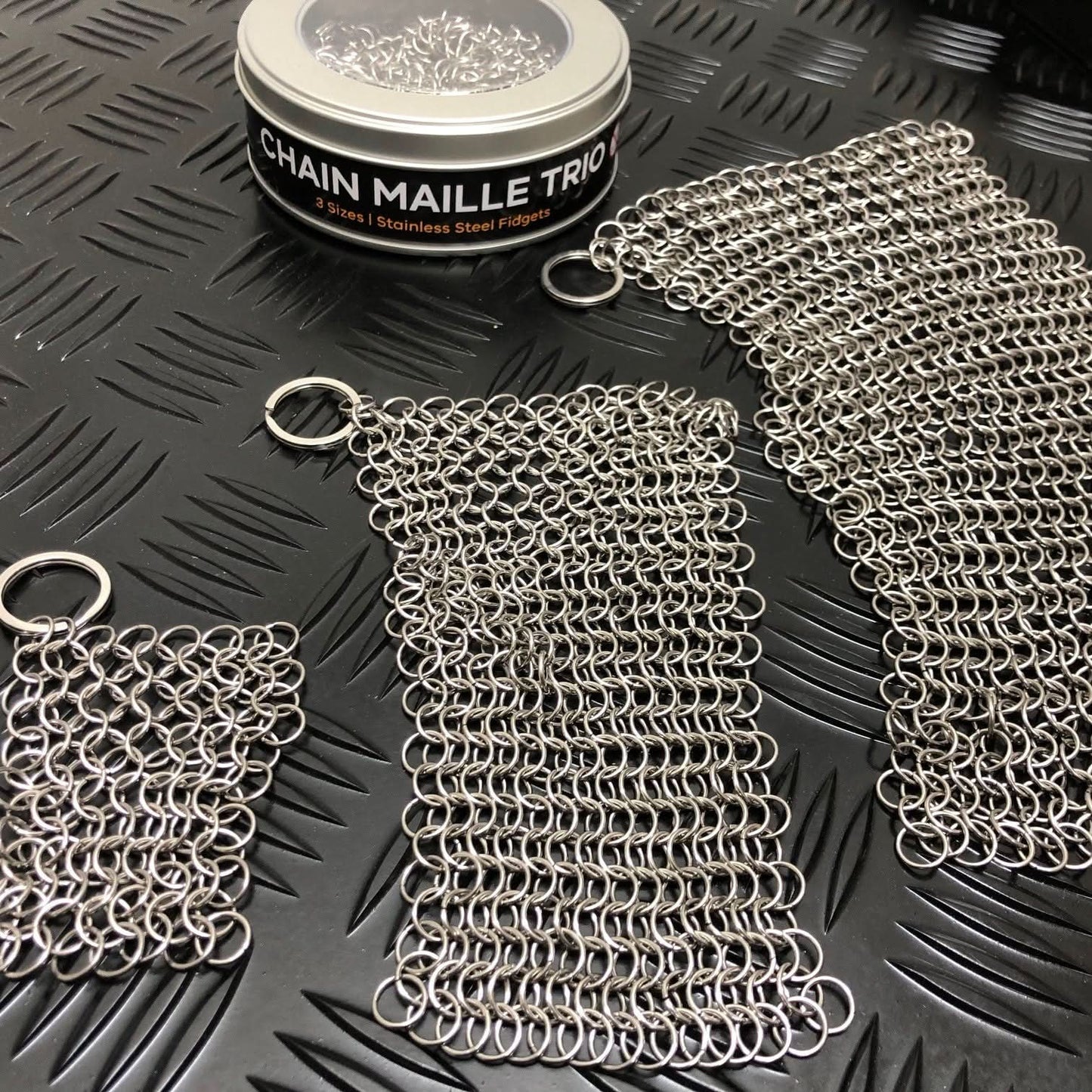Kaiko Chain Maille Trio - set of 3 different sizes