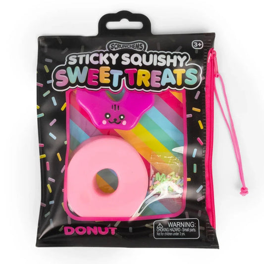Scrunchems Sticky Squishy Donut - Sweet Treats taba