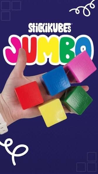 Jumbo Stickikubes - 5 Pack