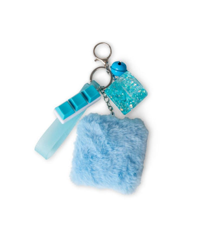 Fluffy Keyboard Fidget keychain Wristlet