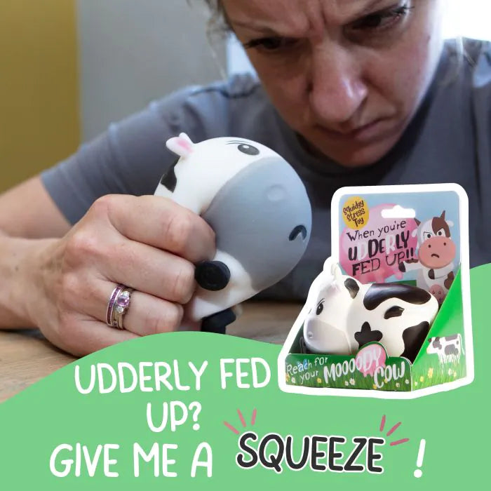 Moody Cow Squidgy Stress Toy