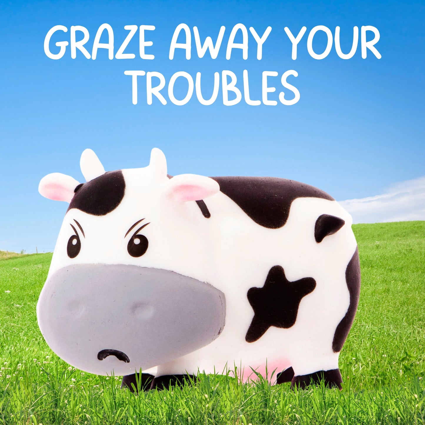 Moody Cow Squidgy Stress Toy