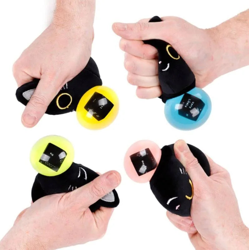 Black Cat Squeezy Toy – Magic Fortune Teller