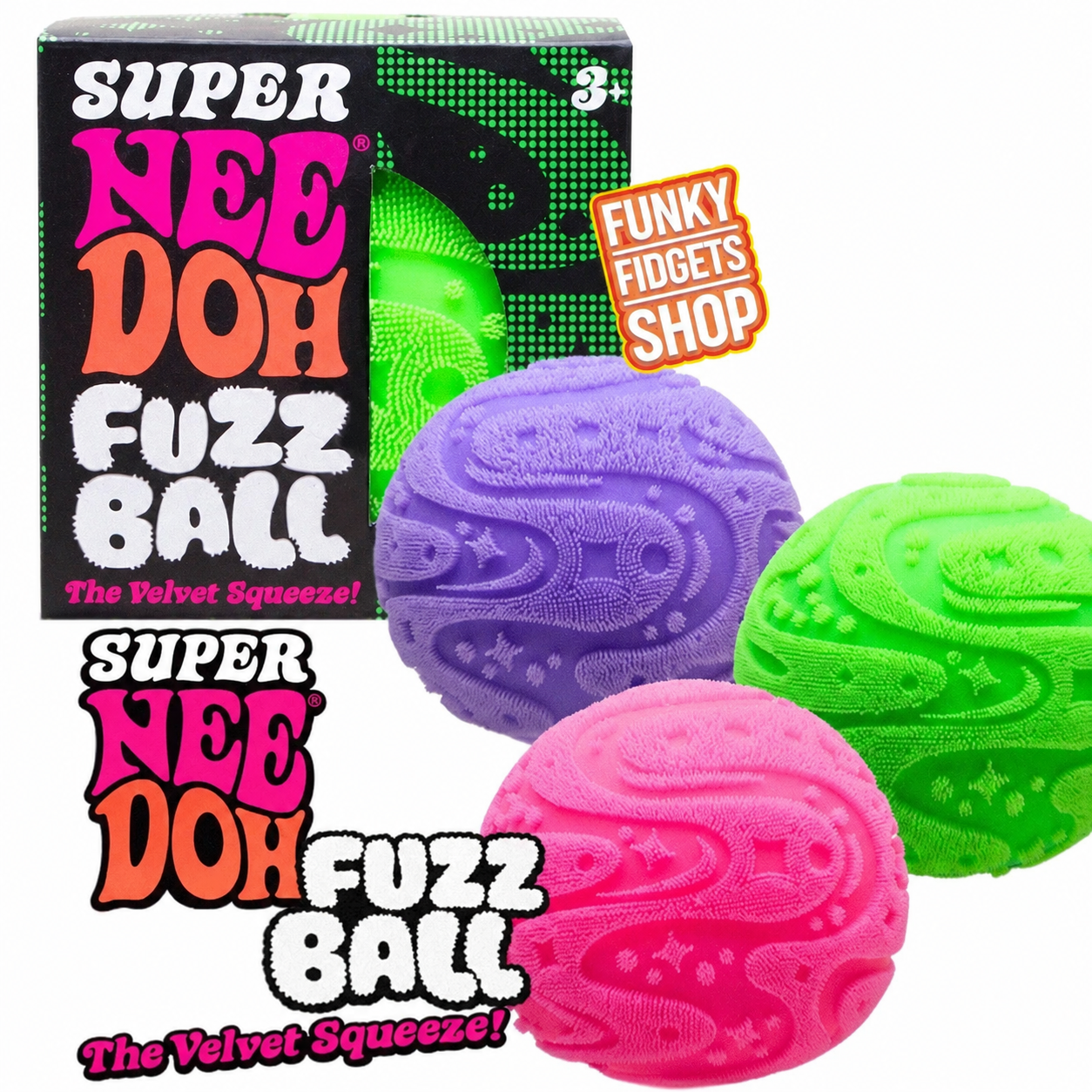 NeeDoh Super Fuzz – FunkyFidgetsShop