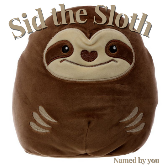 Sid the Sloth squish plush