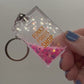 Funky Liquid Light up Keychain