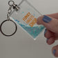 Funky Liquid Light up Keychain