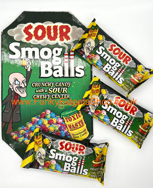 Sour smog balls toxic waste