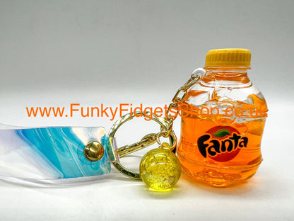 Liquid motion keyrings