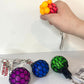 Colour change mesh ball keychain