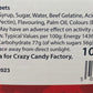 Gummy fast food