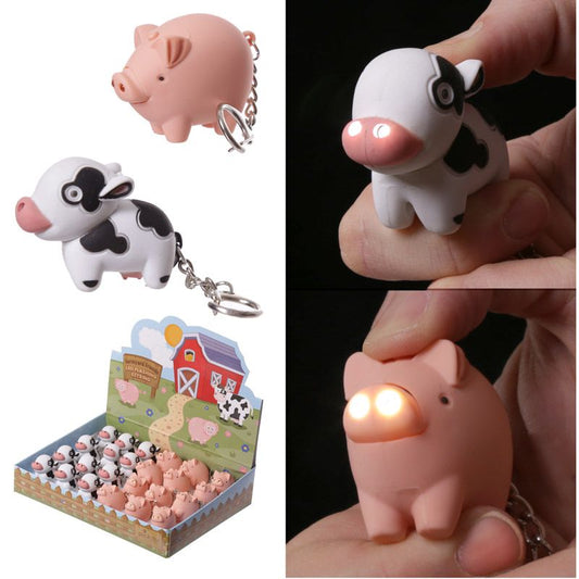 Torch keyring with sound and clicker
