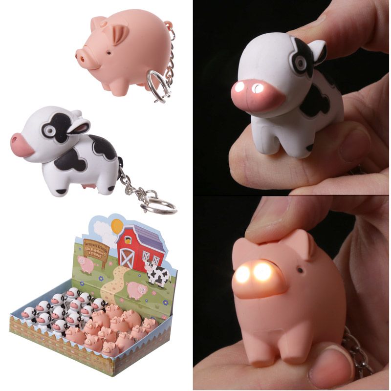 Torch keyring with sound and clicker