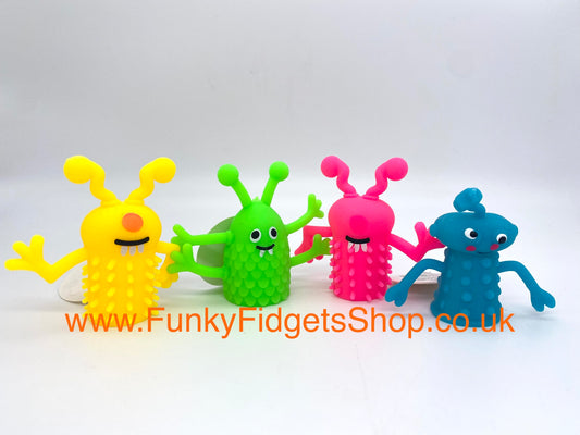 Stretchy finger monsters