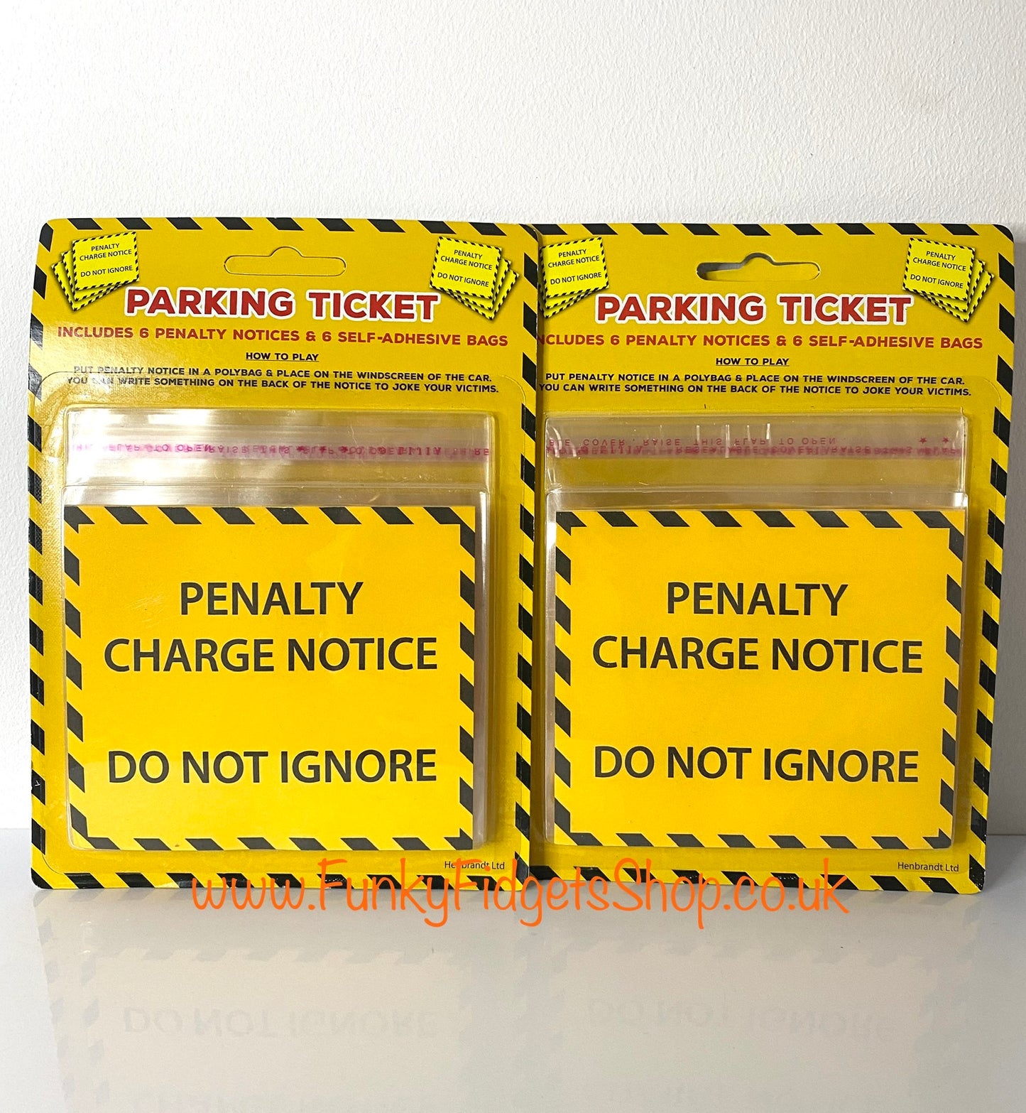 Parking ticket x6 prank